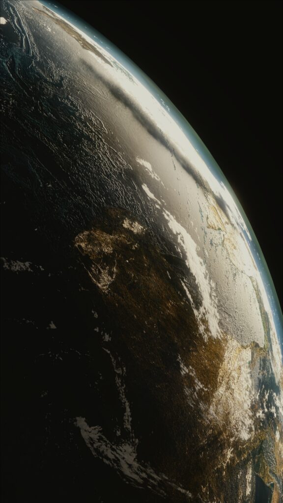 Breathtaking Planet Wallpaper: Cosmic View & Illuminated Atmosphere
