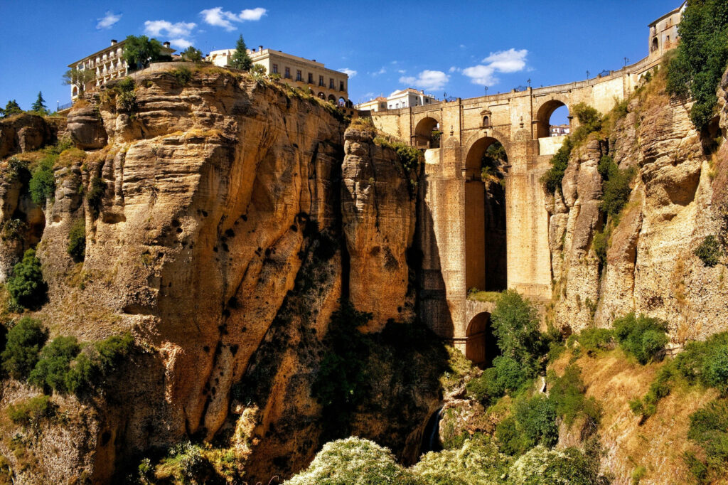 Stunning Puente Nuevo Bridge Wallpaper - Ronda, Spain Background