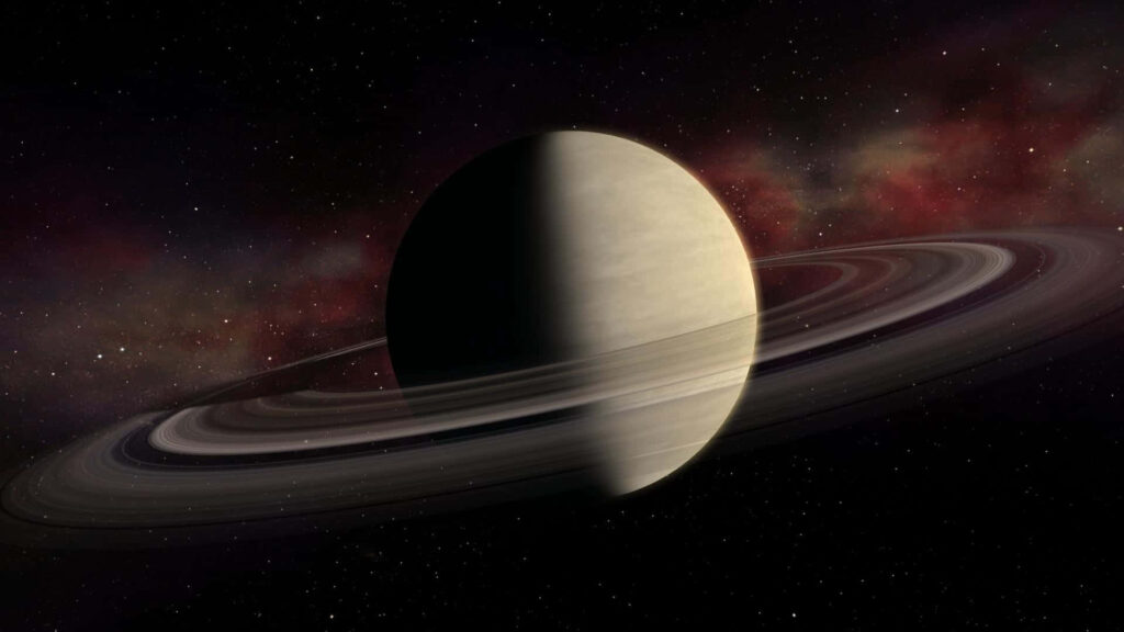 Stunning Saturn Wallpaper: Majestic Rings in Deep Space Background