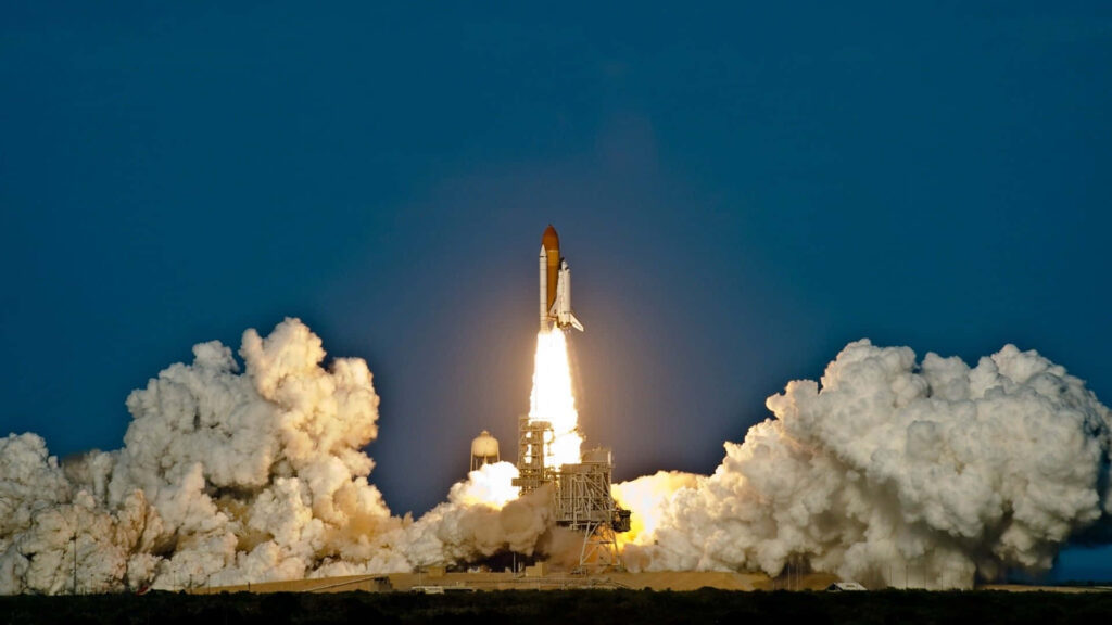 Breathtaking Space Shuttle Launch Wallpaper Background