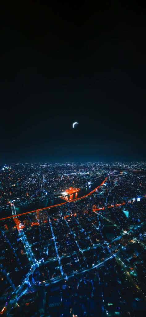Stunning Tokyo Night Skyline Wallpaper: Skytree & City Lights