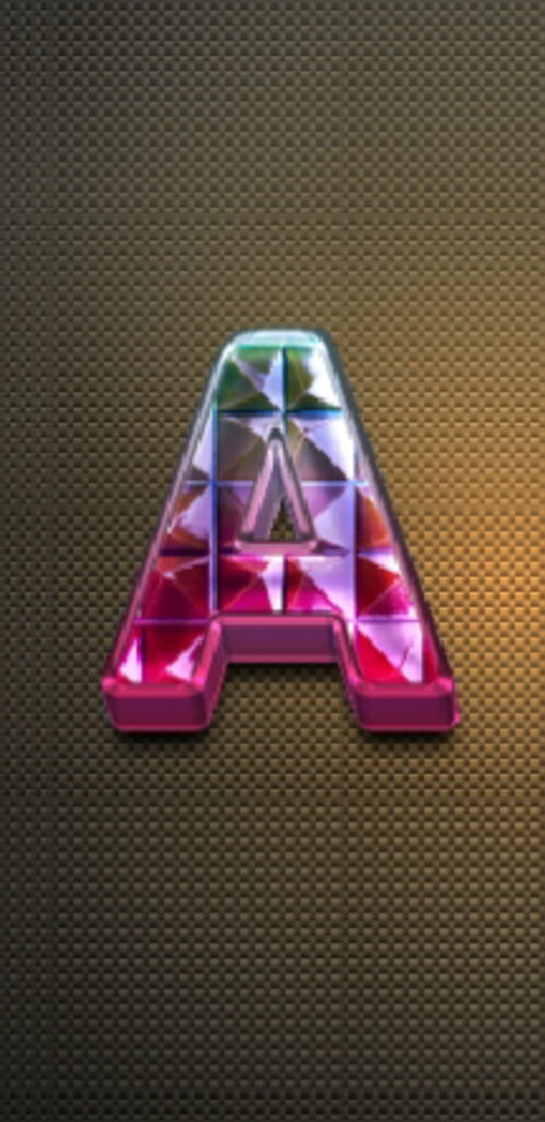 Aesthetic Alphabet Bliss: HD Pink & Brown Phone Wallpaper with Cool Letter A's
