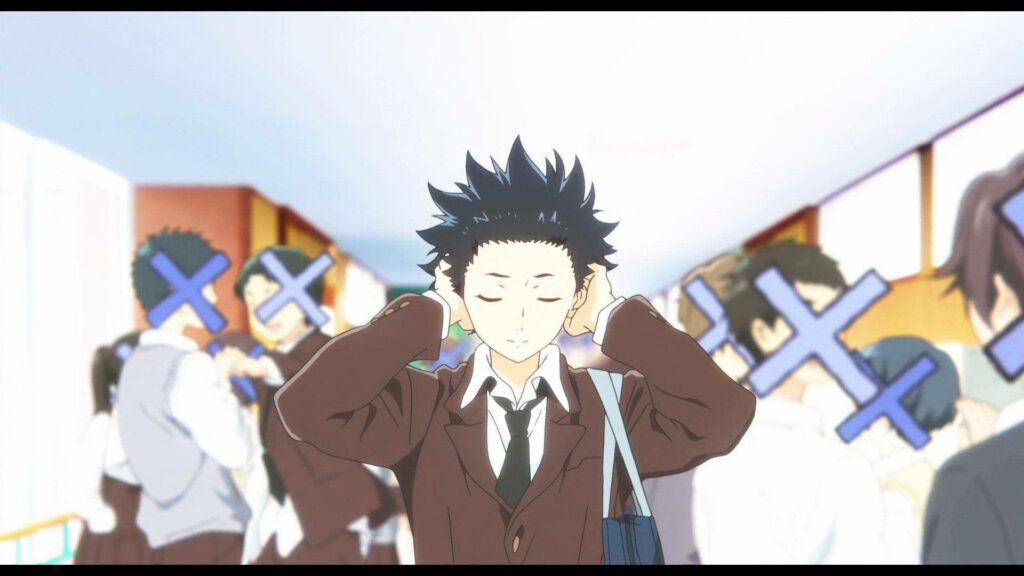 Forging a Lasting Friendship: Shoya and Shouko Triumph Over Adversity in A Silent Voice Wallpaper