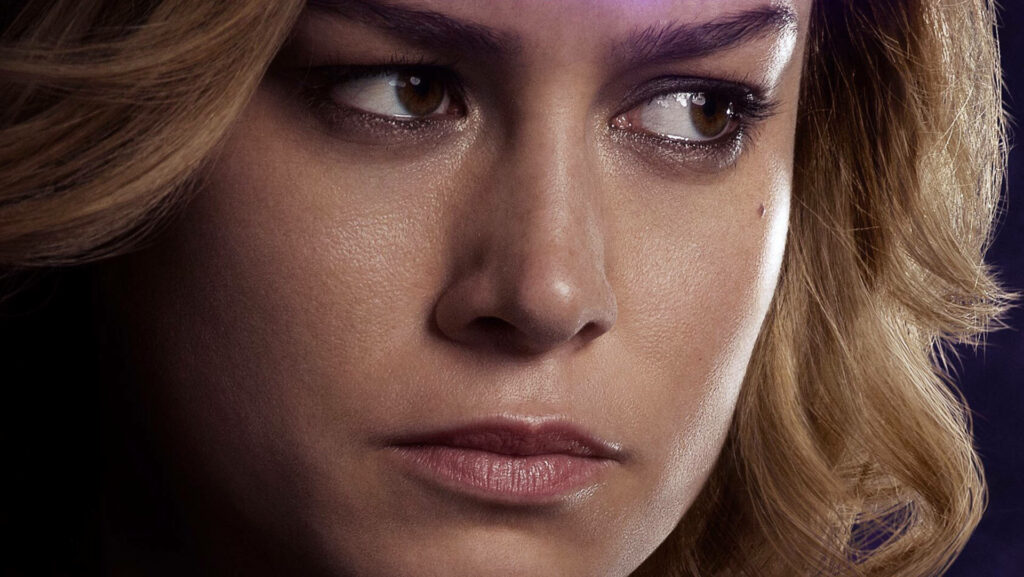 Captain Marvel's Superheroine Brie Larson in Stunning Close-Up for Desktop Wallpaper
