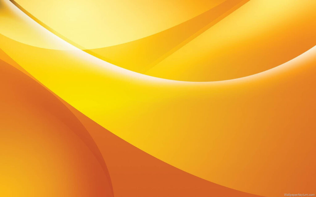 Bright Abstract Art Wallpaper: Uplifting Yellow & Orange Background