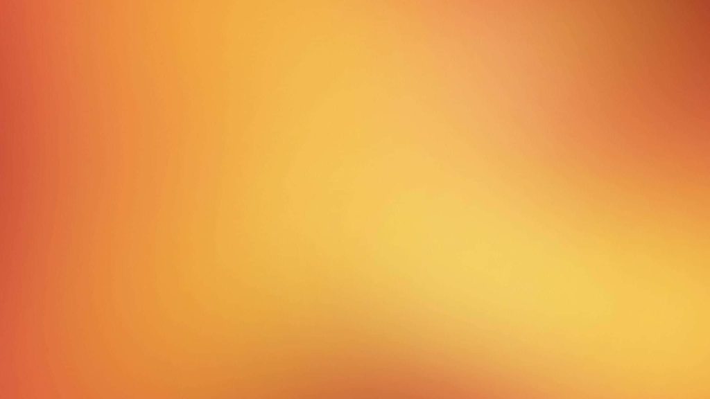 Bright orange and yellow gradient wallpaper with smooth glowing abstract minimalist design background