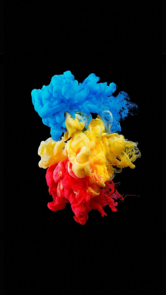 A Technicolor Symphony: An Immersive Amoled Display of Vibrant Shapes and Colors Wallpaper