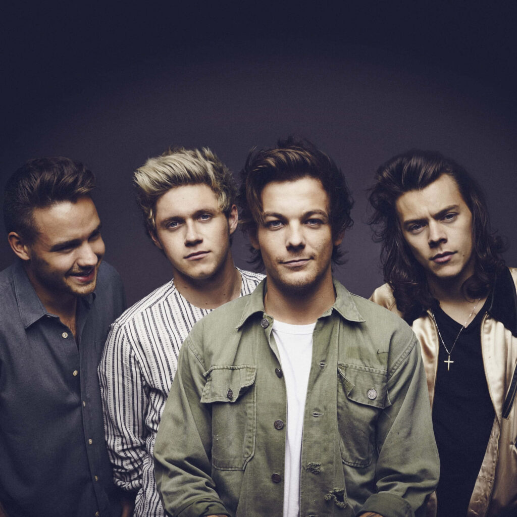 One Direction's Iconic Lineup: A Captivating Snapshot of Liam Payne, Louis Tomlinson, Harry Styles, Niall Horan, and Zayn Malik Wallpaper