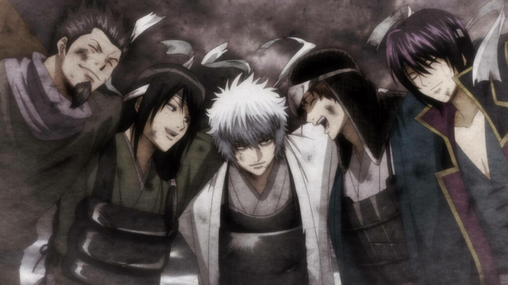Gintama Brotherhood: United in Victory, A Post-Battle Huddle Wallpaper