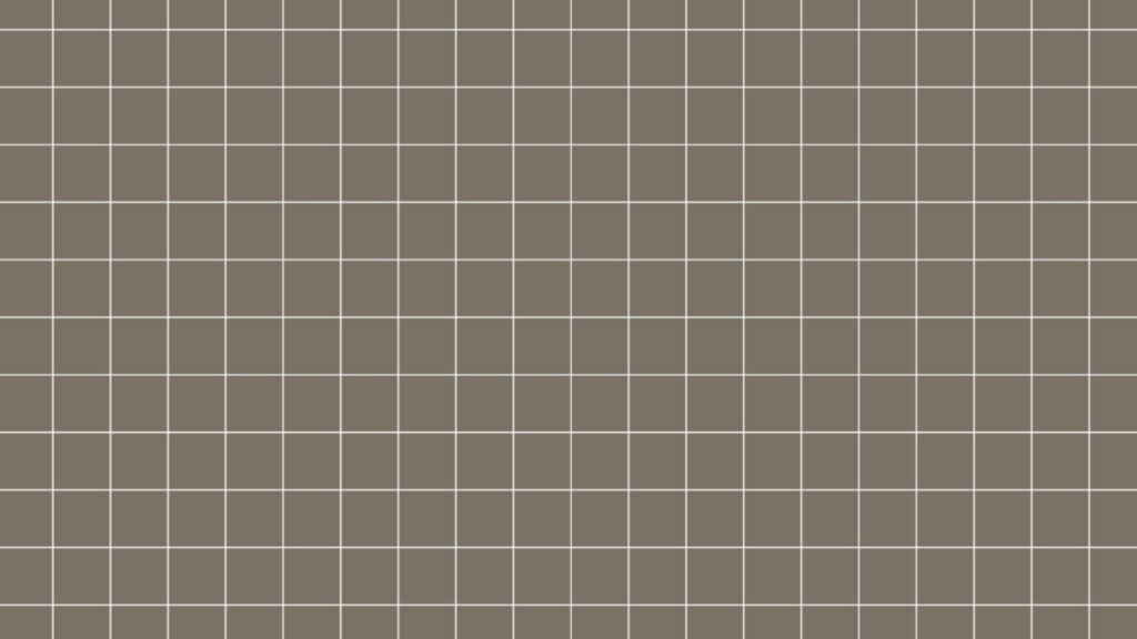 Chic and Simplistic: Brown Grid Aesthetic Wallpaper for Pinterest