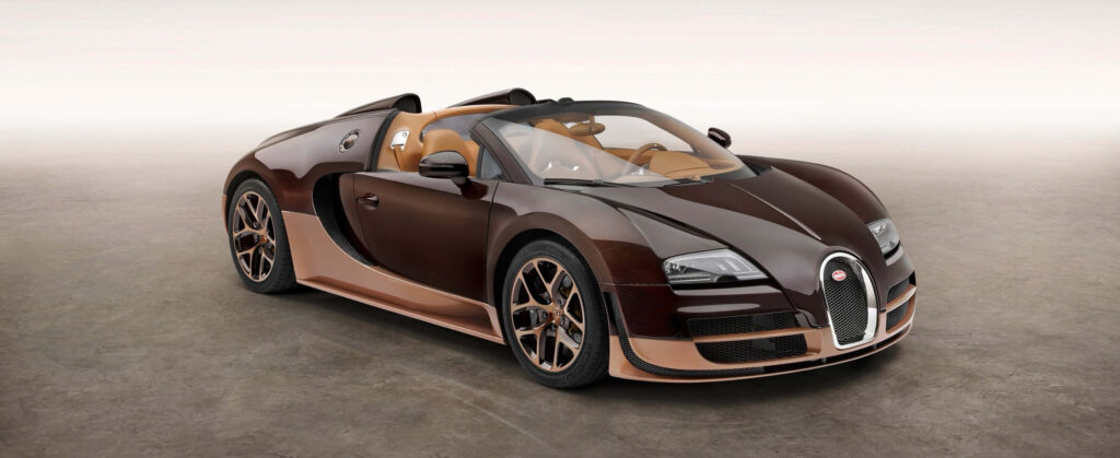 Bugatti Veyron Convertible brown tan luxury sports car sleek design wallpaper background