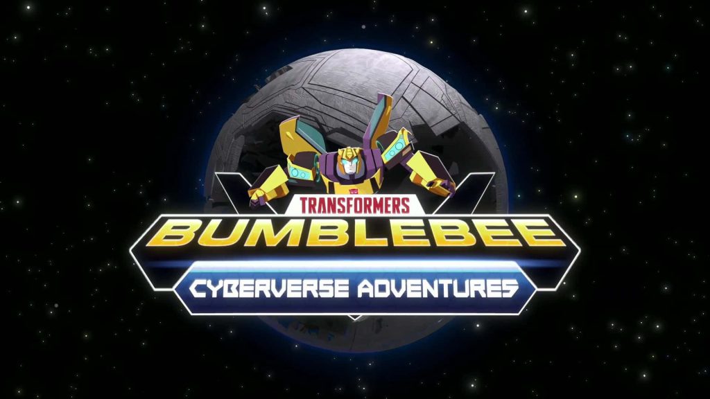 Bumblebee Autobot from Transformers Cyberverse Adventures with metallic planet space background Wallpaper
