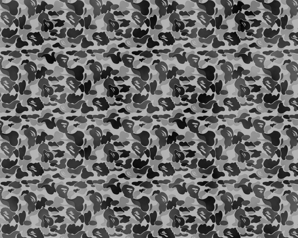 Slaying Winter in Bape Camo: Unveil Your Fashion Game! Wallpaper