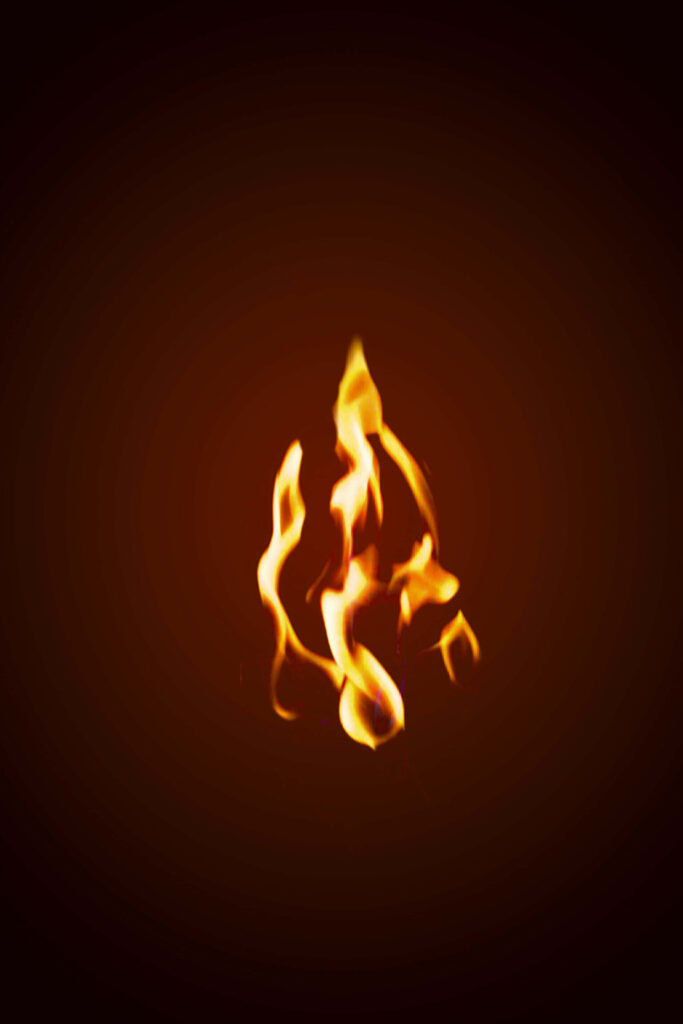 Fiery Depths: 4k Ultra HD Android Fire Wallpaper