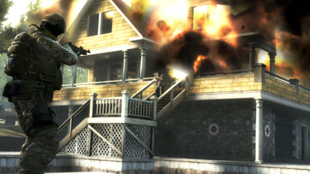 Inferno Engulfed: A Lethal Battlefield in Counter Strike Global Offensive Wallpaper