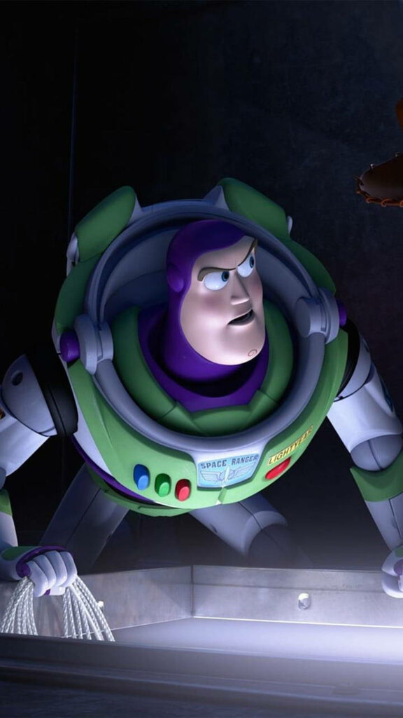 Buzz Lightyear Crawling: Determined Dynamic Wallpaper Background