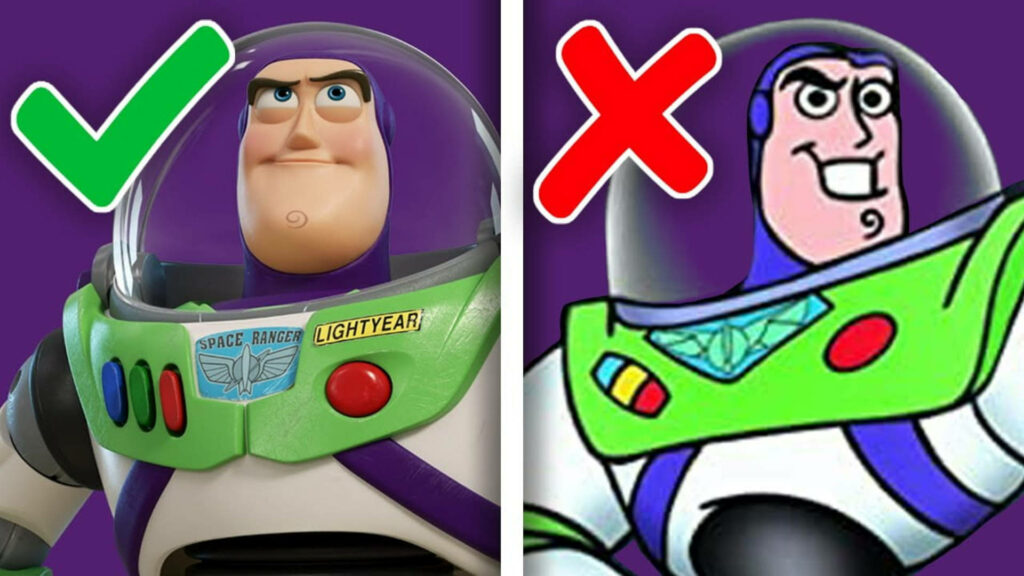 Buzz Lightyear Design Comparison: Art Styles & Visual Detailing Wallpaper