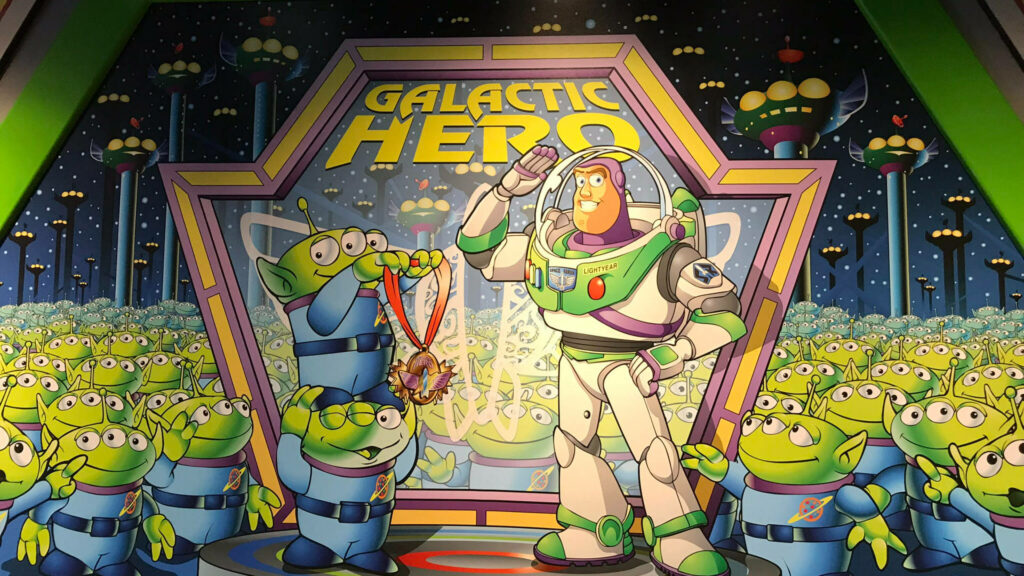 Buzz Lightyear's Galactic Hero Medal Ceremony - Wallpaper Background