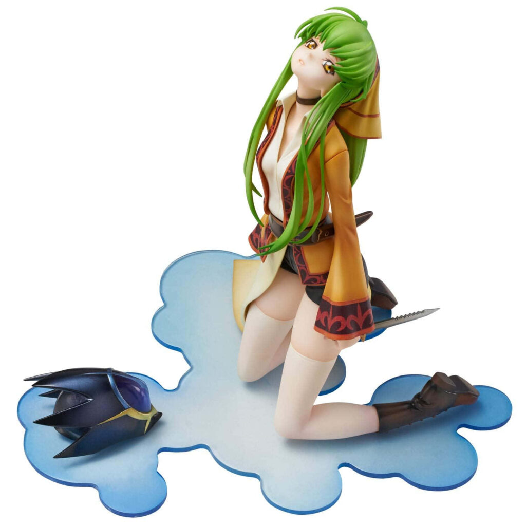 C.C. from Code Geass: Graceful Wallpaper with Cloud Base & Mask