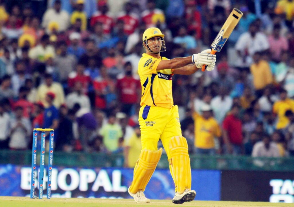 Captain Cool Powers Chennai Super Kings Victory in IPL - Stunning QHD Wallpaper Featuring MS Dhoni