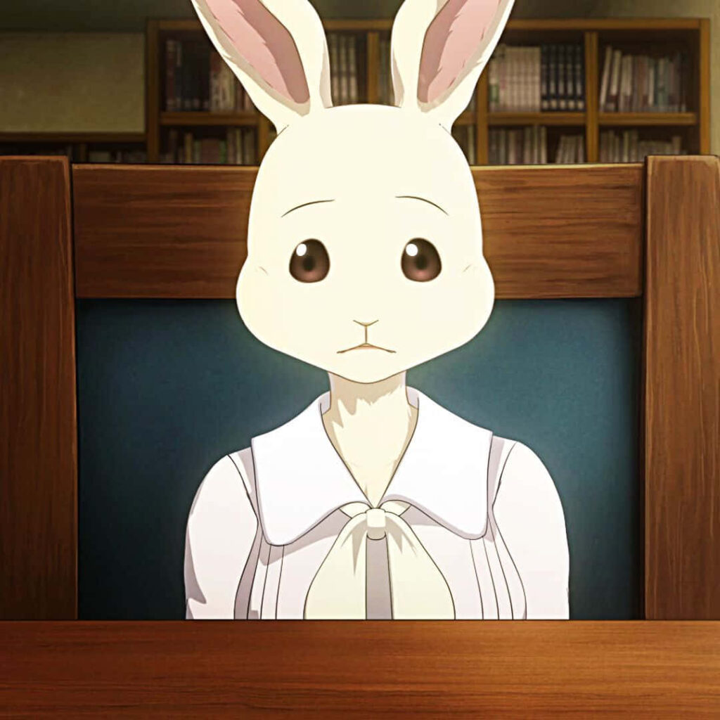 Haru from Beastars: Serene and Expressive Wallpaper Background