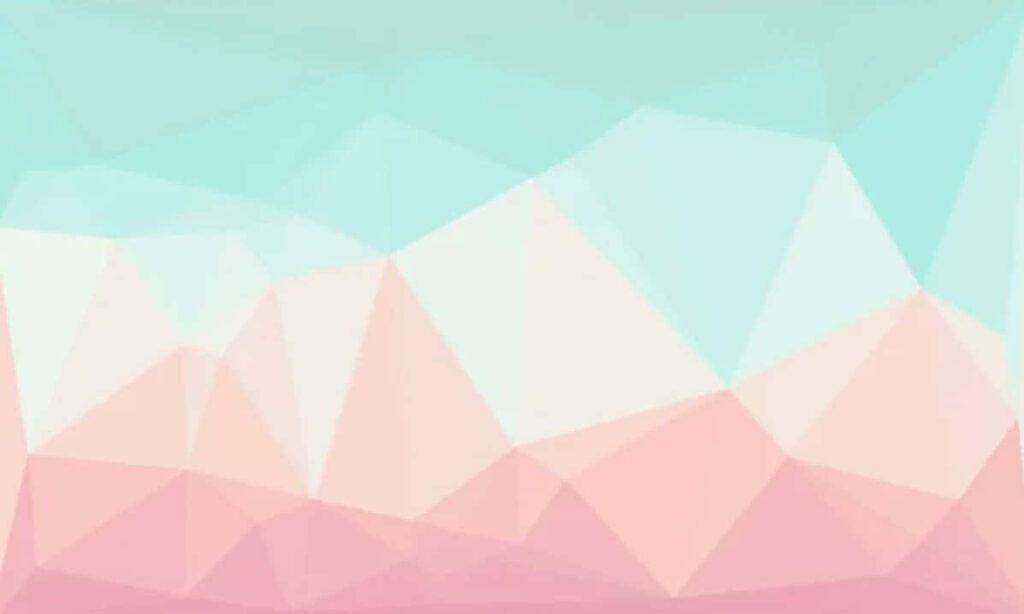 Serene Minimalist Landscape Wallpaper: Soft Pastel Geometric Background