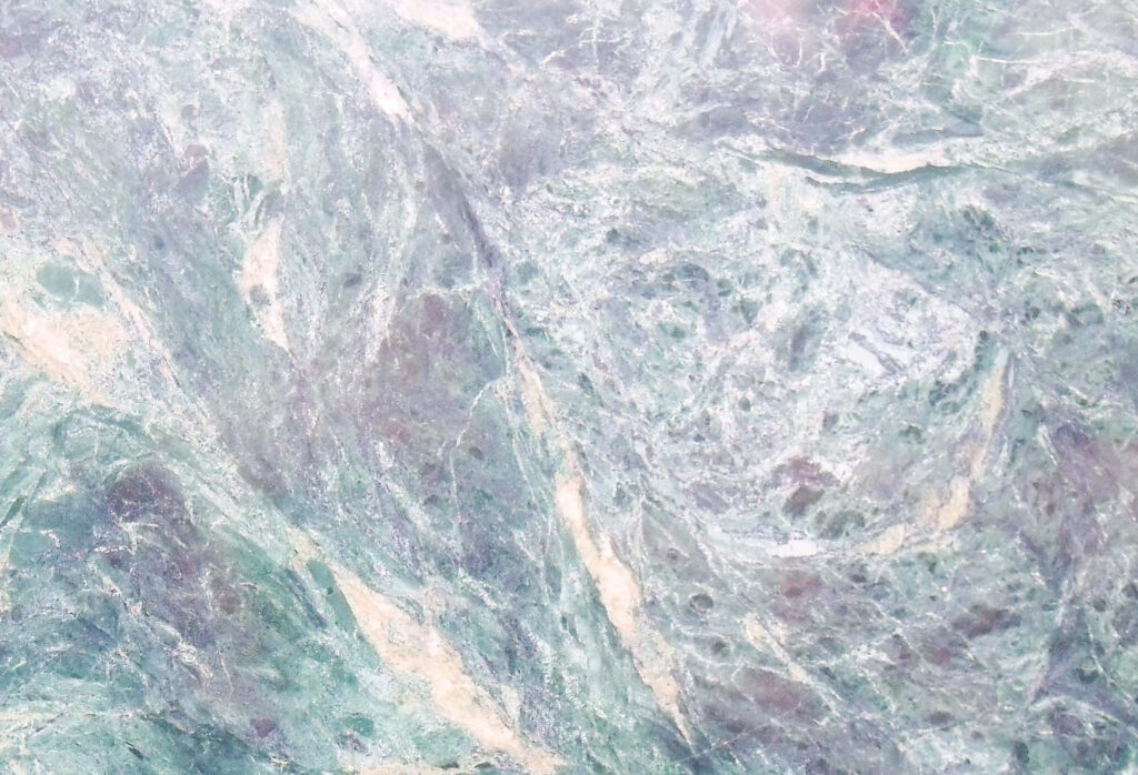 Abstract Marble Wallpaper: Soothing Green, White & Purple Background