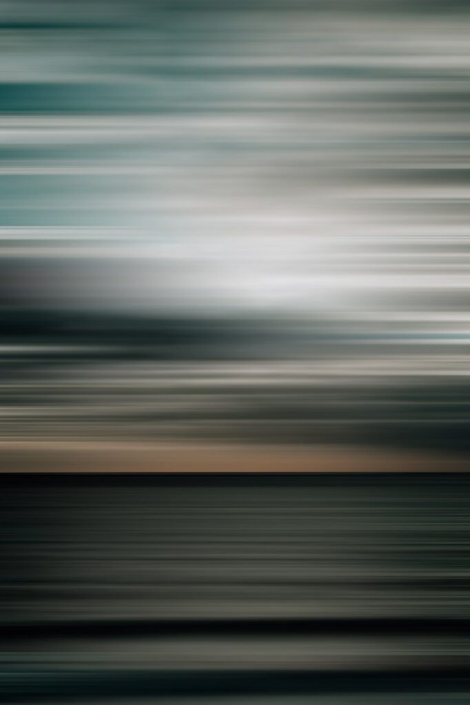 Calming Abstract Background Wallpaper with Blurred Horizontal Stripes