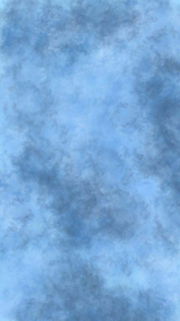 Abstract watercolor dye wallpaper with soft blue tones creating a calming cloud-like texture background