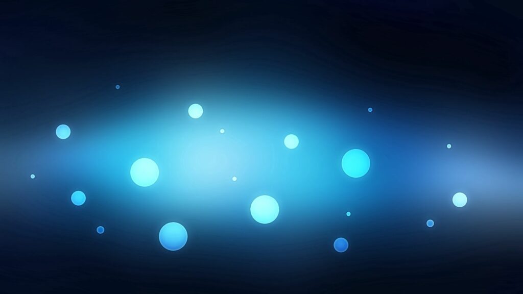 Calming Blue Glow Wallpaper | Dark Background 1920x1080 Resolution