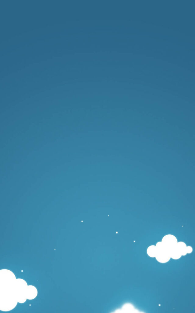 Cute Serene Blue Cloud Wallpaper for Minimalist Phone Aesthetic