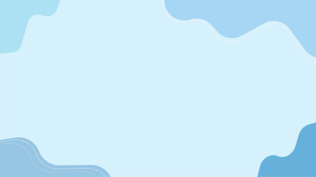 Minimalist blue wallpaper with soft wavy shapes in sky and cornflower hues for calming screens