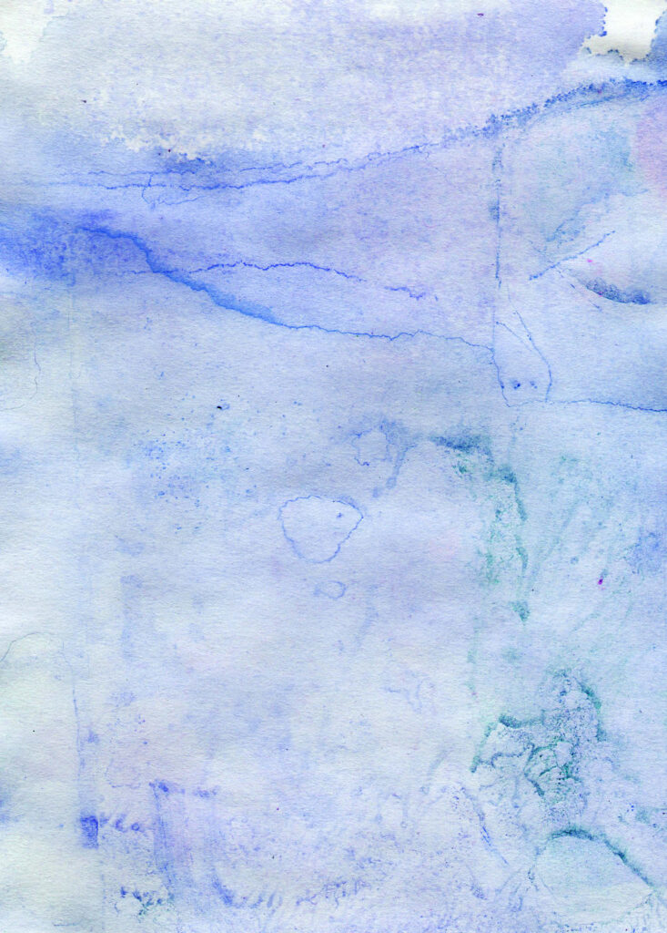 Calming Blue & Purple Watercolor Texture Wallpaper Background