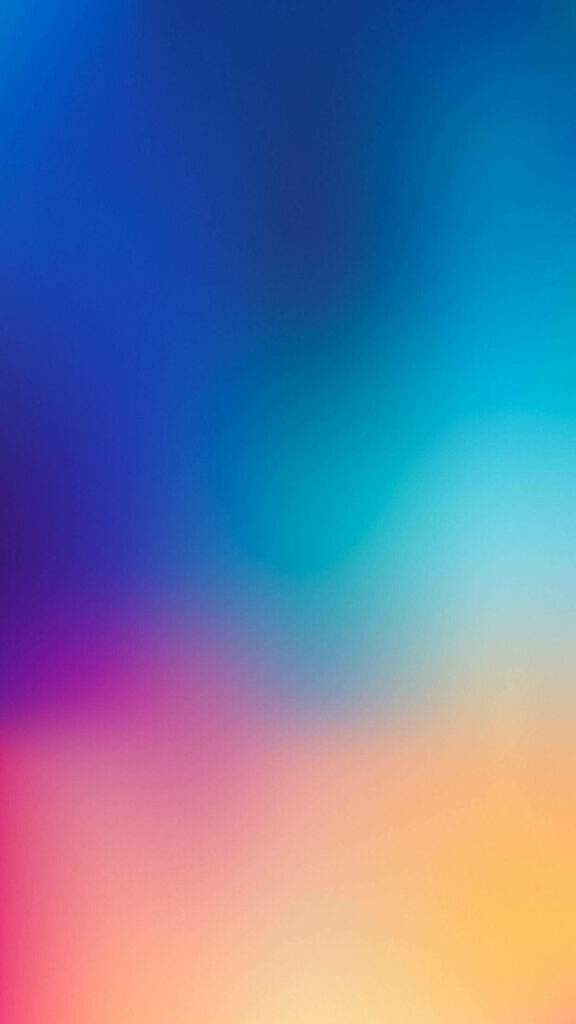 Calming Blue & Orange Gradient Wallpaper for iPhone Screens