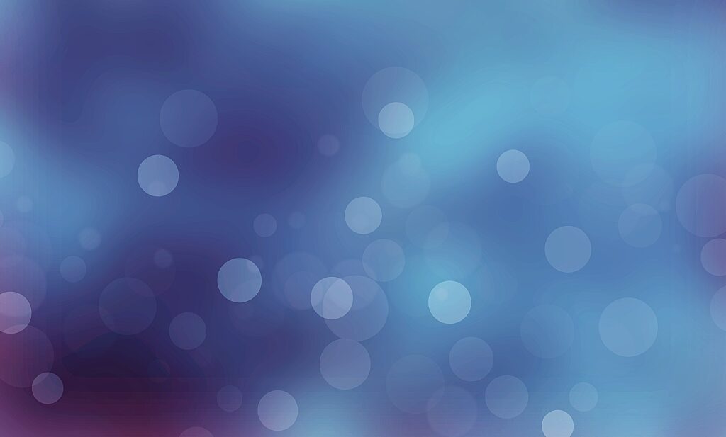 Calming Blue & Purple Wallpaper with Luminous Circular Accents