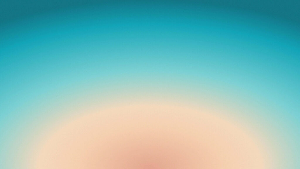 Calming Beige to Turquoise Gradient Wallpaper Background