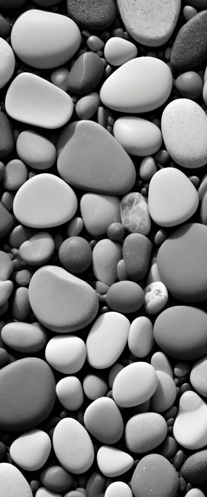 Calming Gray and Black Stone Wallpaper: Textured Background Design