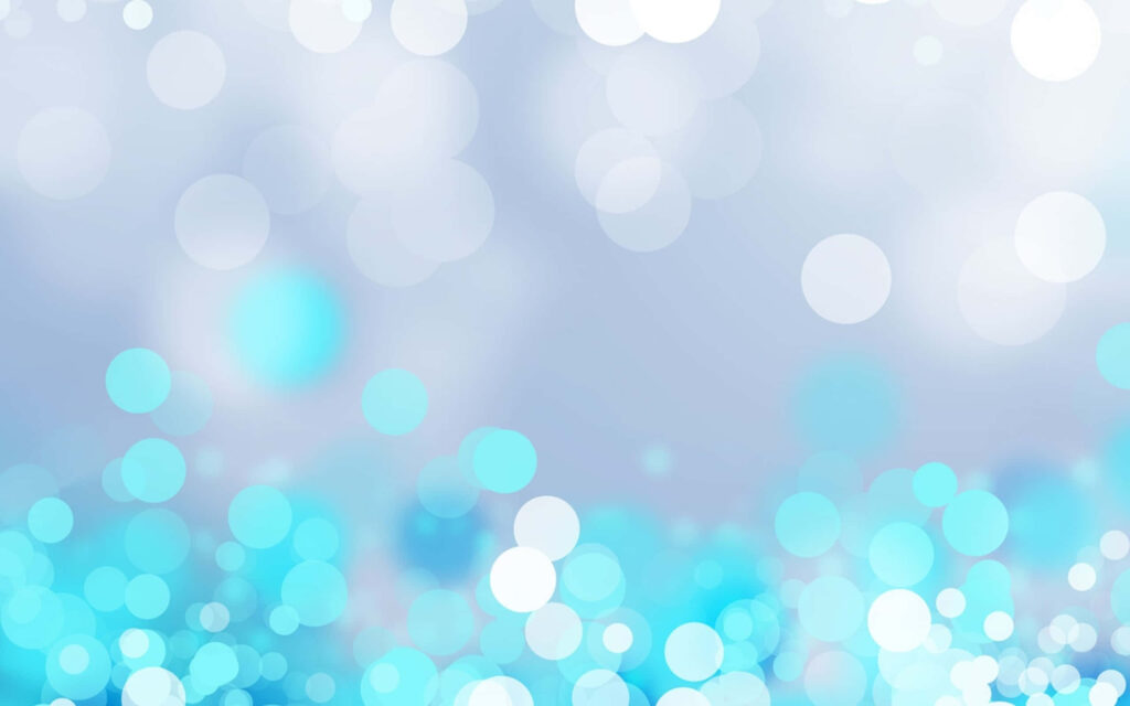 Soothing light blue gradient wallpaper with soft overlapping circles and dreamy bokeh effect background
