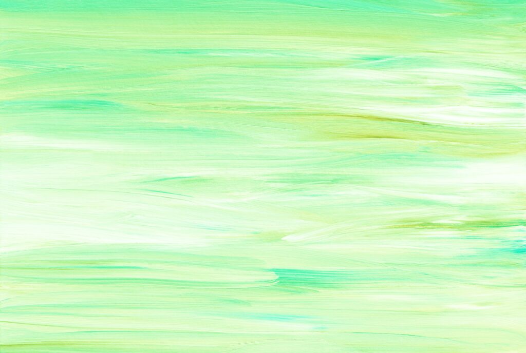 Calming Green and Turquoise Fluid Brushstroke Wallpaper Background