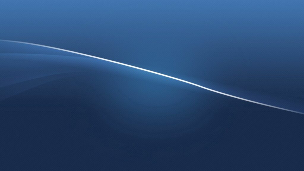 Minimalist Blue Gradient Wallpaper with Gentle White Curve