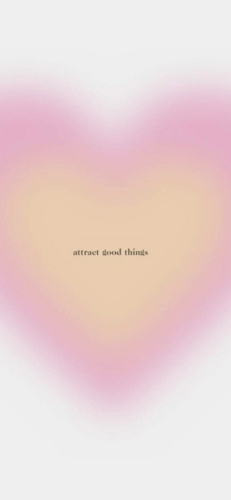 Pastel Heart Aura Wallpaper: Attract Good Things in Calming Colors