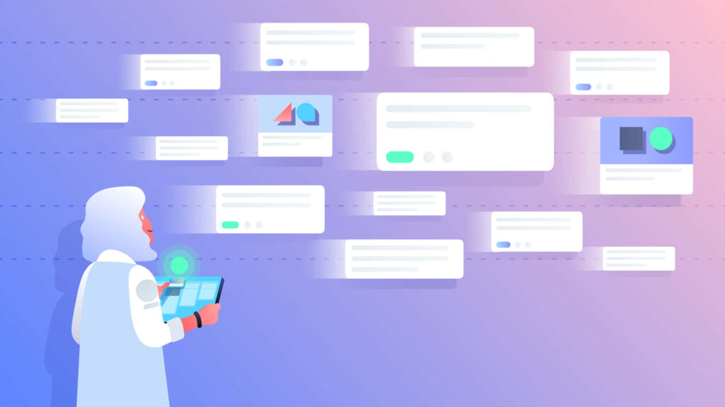 Calming Purple Pastel Gradient Wallpaper for Modern Project Management