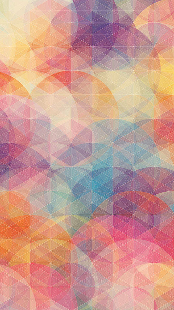 Calming Pastel Geometric Wallpaper for Samsung Galaxy S5
