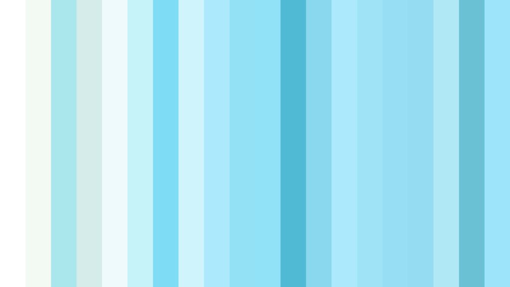 Calming vertical striped wallpaper in light blue cyan and off-white for minimalist screens