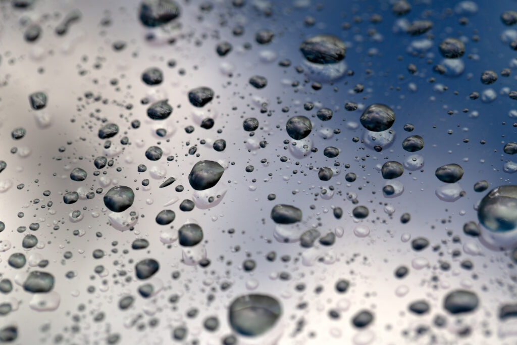 Calming Abstract Water Droplet Wallpaper Background - Artistic Design