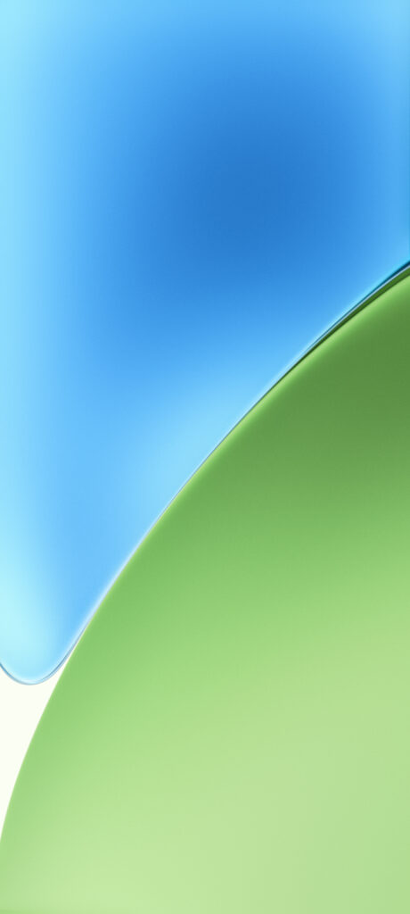 Calming Xiaomi 15 Wallpaper: Smooth Blue & Green Gradient Background