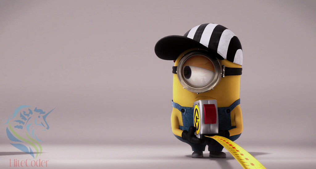 Charming Minion Wallpaper: Whimsical Design with Film Clapper in Soft Background