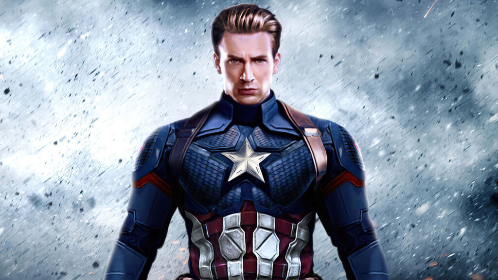 The Heroic Guardian: Captain America Aims to Safeguard Justice Wallpaper