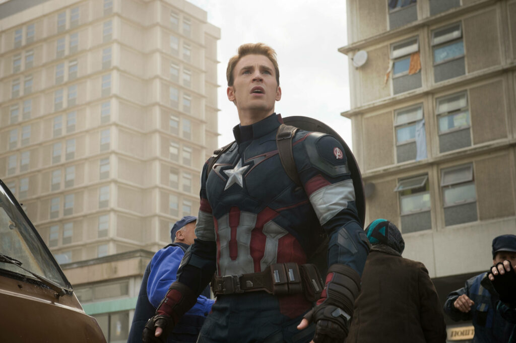 Captain America: Defender of Liberty, Unleashing Heroic Might Wallpaper