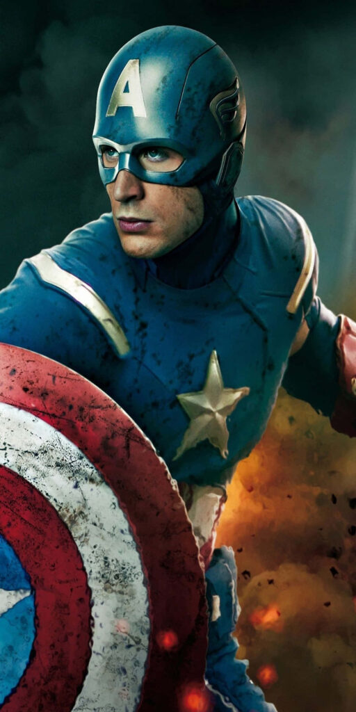 Captivating Captain America: The Eternal Guardian of Justice Wallpaper
